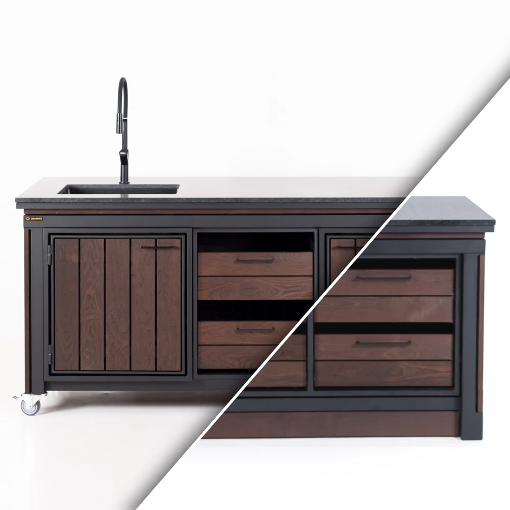 Erineva laiusega eritellimusel valmistatud väliköögid