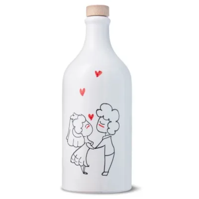 Itaalia ekstra-väärisoliiviõli keraamilises “Love/Armastus" pudelis "Muraglia MEDIUM FRUITY" 500 ml (keskmiselt puuviljane)