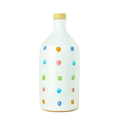 Itaalia ekstra-väärisoliiviõli keraamilises “Spotty” pudelis "Muraglia MEDIUM FRUITY” 500 ml (keskmiselt puuviljane)
