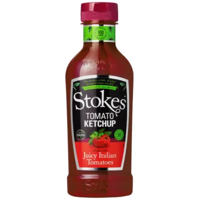 Stokes TÕELINE TOMATIKETŠUP (pigistatav pudel) / Real Tomato Ketchup (squeezy) 485g