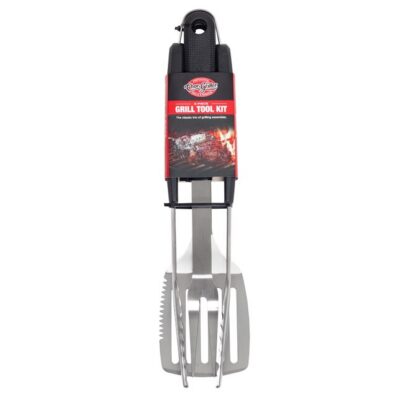 Char-Griller grillitarvikute komplekt (tangid, kahvel, labidas)