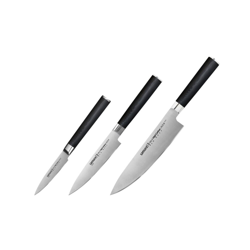 Samura MO-V 3 noa komplekt kinkekarbis, 58 HRC - Image 6