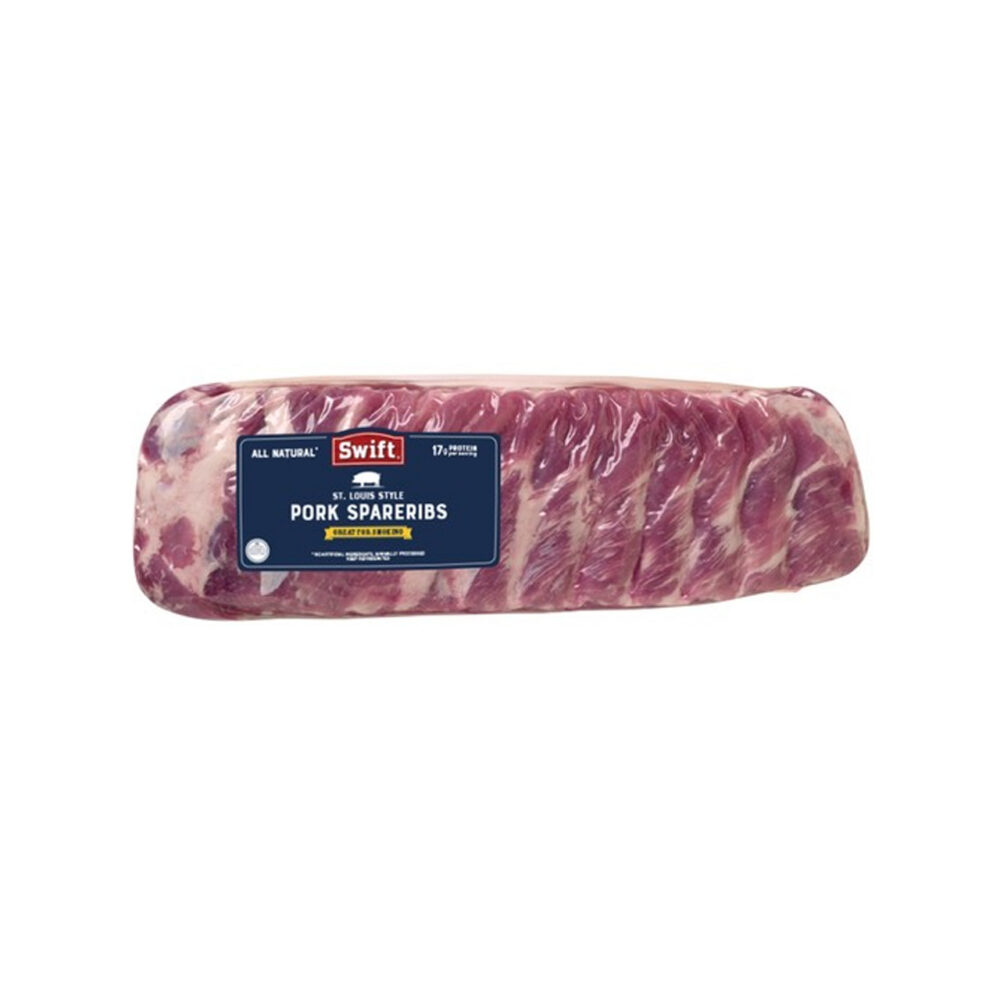 Sea ribi (St. Louis style spareribs) Swift ~1,6kg vac (USA) ~18kg -18°C
