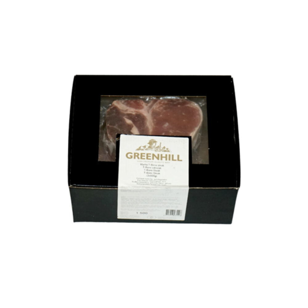 Veise T-BONE STEAK 3×0,5kg vaakumpakendis GREENHILL (NLD.) 1,5kg -18°C - Saadaval Tartus, Jalaka 2b