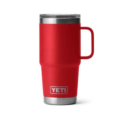 YETI termos-joogitops kaanega ja sangaga Rambler Mug 20 Oz / 591 ml Rescue Red / punane