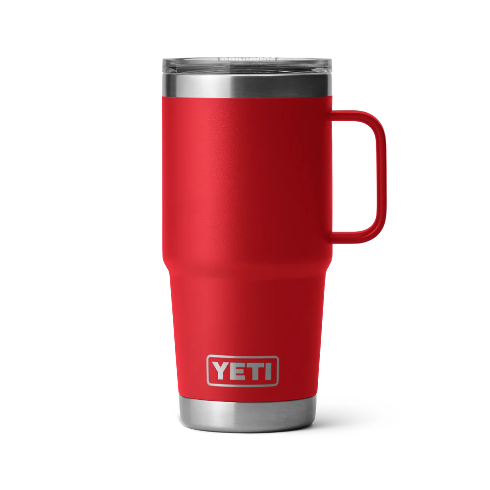 YETI termos-joogitops kaanega ja sangaga Rambler Mug 20 Oz / 591 ml Rescue Red / punane