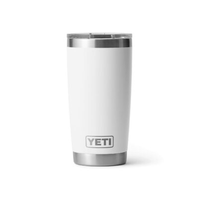 YETI termos-joogitops kaanega Rambler Tumbler 20 Oz / 591 ml valge