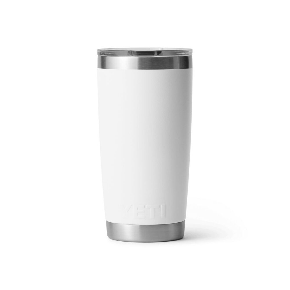 YETI termos-joogitops kaanega Rambler Tumbler 20 Oz / 591 ml valge