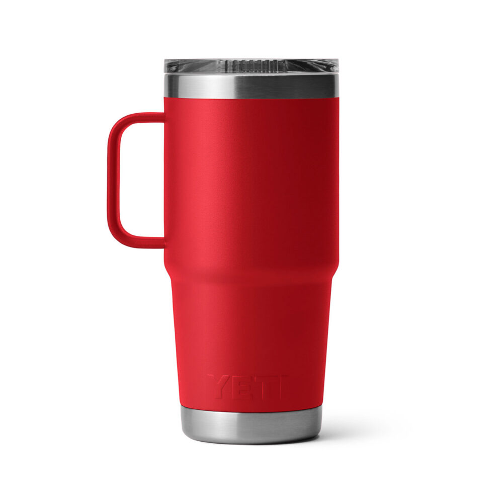 YETI termos-joogitops kaanega ja sangaga Rambler Mug 20 Oz / 591 ml Rescue Red / punane