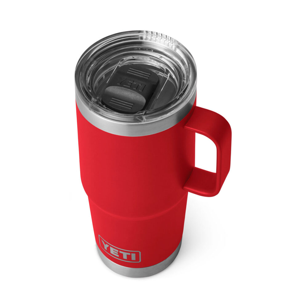 YETI termos-joogitops kaanega ja sangaga Rambler Mug 20 Oz / 591 ml Rescue Red / punane