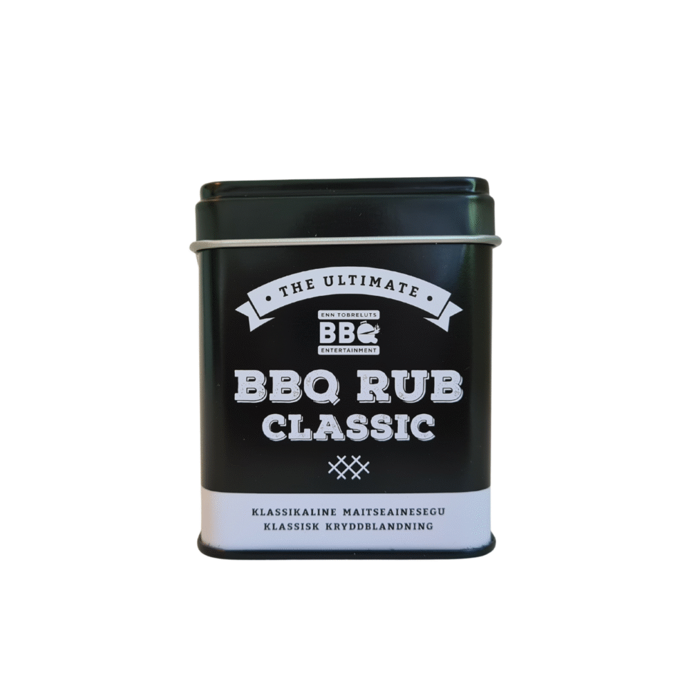 BBQ RUB klassikaline 150g (uus pakend) Enn Tobrelutsu maitseainesegu