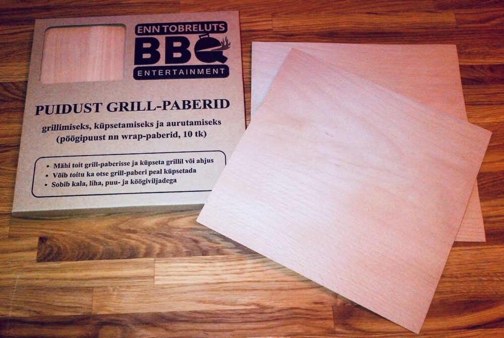 Pöögipuust grillpaber 20 x 20 x 0.1 cm (10 tk pakis)