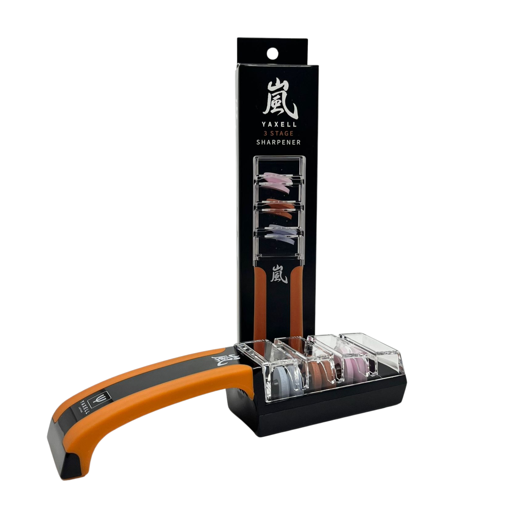 3-astmeline läbitõmmatav vesikiviteritaja Jaapani nugadele Yaxell, plast, MS-vaik, alumiiniumoksiid, 23 x 5 x 2,5 cm - Image 3