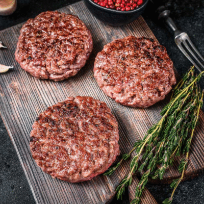 Hamburgeripihv – Black Angus lihaveisest (200 g, IQF)