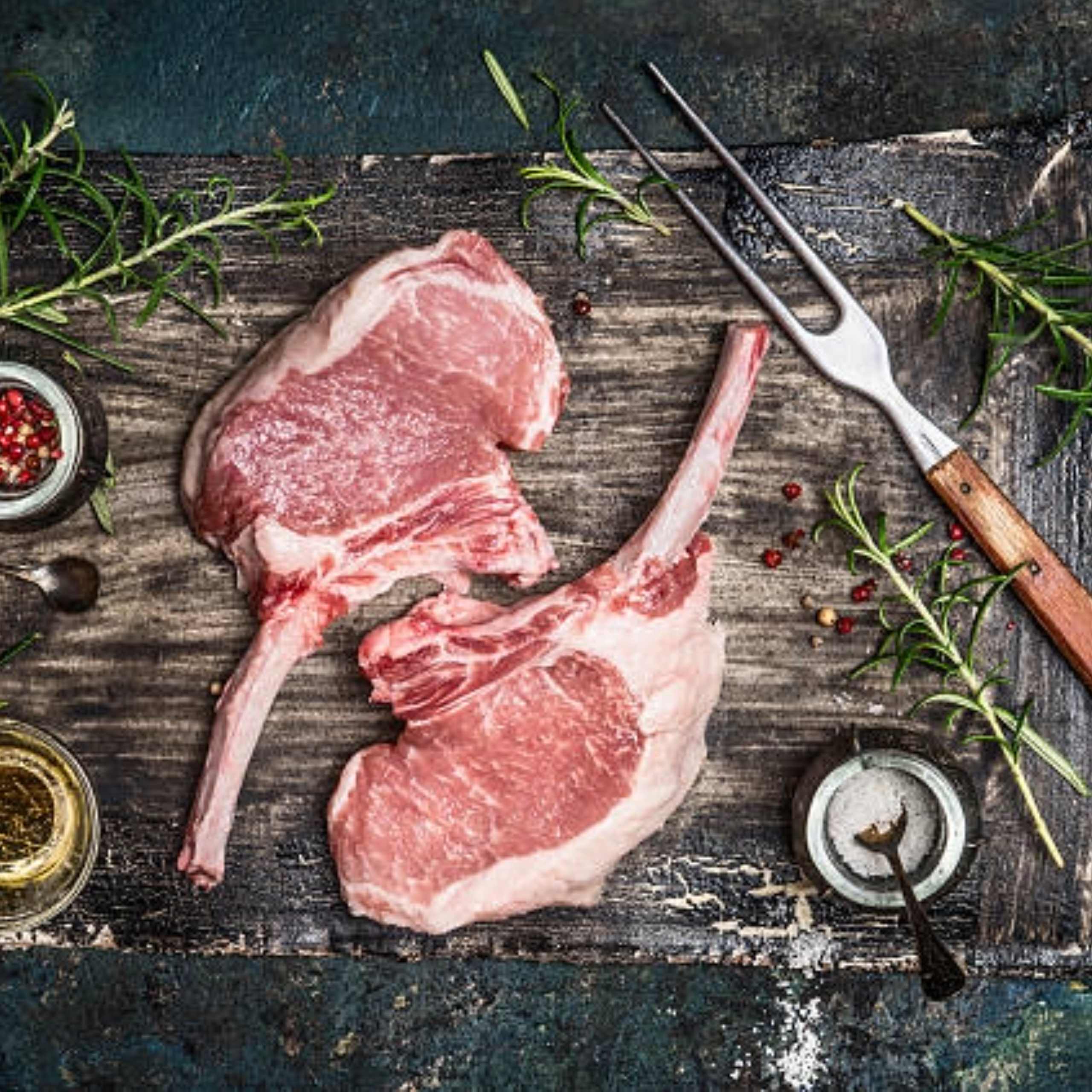 Iberico sea karree portsjon ~180g- 270g (ESP)