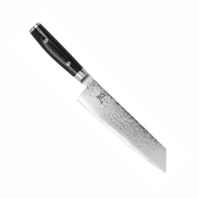 Jaapani kiritsuke kokanuga damaskuse teraga Yaxell Ran 20 cm, 69 kihti, 61 HRC, teroitusnurk 10°, kinkekarbis