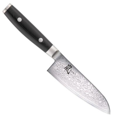 Jaapani minisantoku kööginuga 69-kihilise teraga Yaxell Ran, 12,5 cm tera, 61 HRC, molübdeen-vanaadium teras, micarta