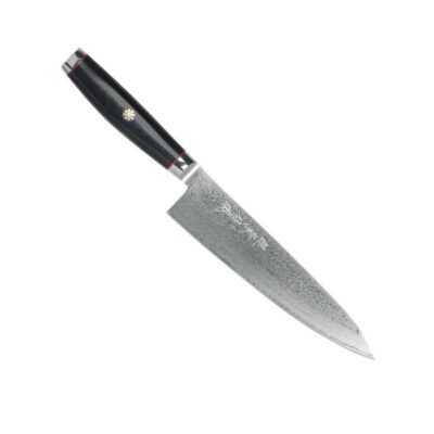 Jaapani kokanuga damaskuse teraga Yaxell Super Gou Ypsilon 20 cm, SG2 südamik, 193-kihiline tera, kõvadus 63 HRC,