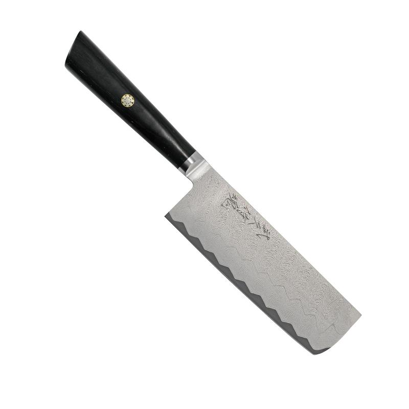 Jaapani köögiviljanuga damaskuse teraga Yaxell Takehisa nakiri 16,5 cm, ZDP189 südamik, 211 kihti, 66 HRC, pakkapuu