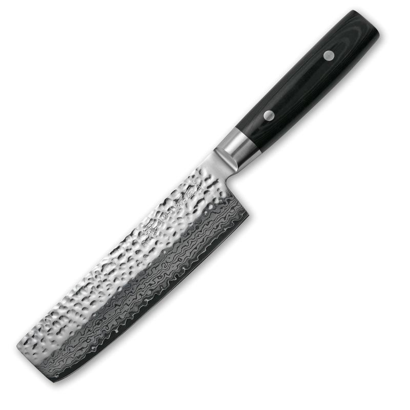 Jaapani köögiviljanuga nakiri Yaxell Zen, 16,5 cm, 37-kihiline molübdeen-vanaadiumteras, micarta käepide, 61 HRC, 10°