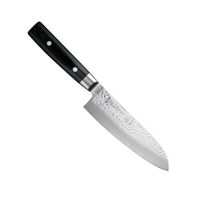 Jaapani santoku kokanuga 16,5 cm Yaxell Zen, 37-kihiline taotud tera, molübdeen-vanadium teras, 61 HRC, micarta käepide