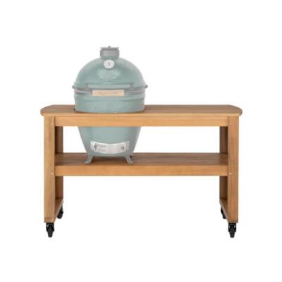 Eukalüptipuidust väliköögi töölaud, Big Green Egg Large mudelile