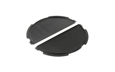 Poolkuu malmist plancha-küpsetusplaat EGGspander süsteemile, Big Green Egg XL mudelile