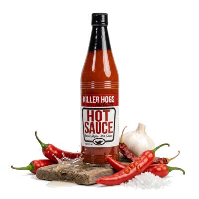 Keskmise tulisusega piprakaste Killer Hogs Hot Sauce 177 ml