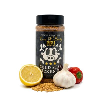 Kanarub maitseainesegu Loot N' Booty BBQ Gold Star Chicken, 368 g