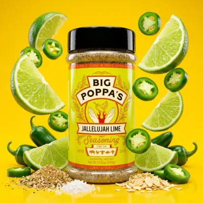 Big Poppa's Jallelujah Lime Seasoning maitseainesegu 12,9 oz (366 g)