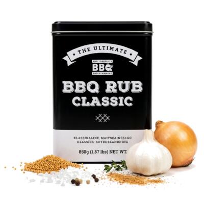 BBQ RUB klassikaline 850g (uus pakend) Enn Tobrelutsu maitseainesegu