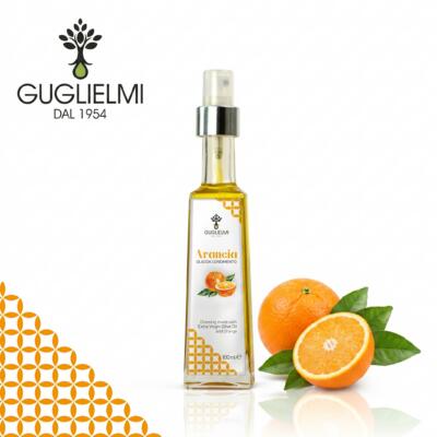 Apelsinimaitseline extra virgin oliiviõli sprei Guglielmi Aromatico, 100 ml