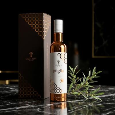 Guglielmi Olio di Puglia IGP kinkekarbis 500 ml ekstra-neitsioliiviõli