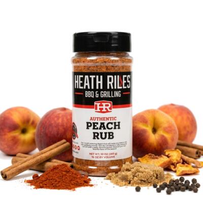 Magus virsiku-BBQ maitseainesegu Heath Riles BBQ Peach Rub, 388 g
