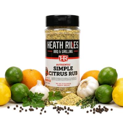 Tsitruseline BBQ-maitseainesegu kanale ja kalale Heath Riles Simple Citrus Rub, 456 g