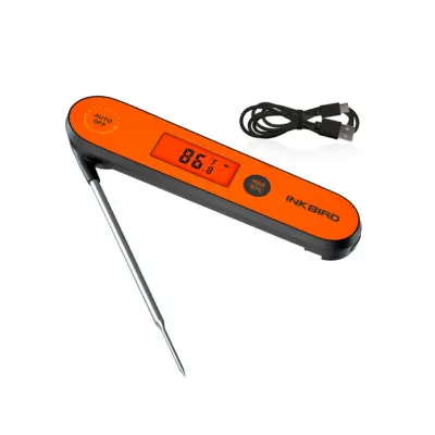 Kiirloetav toidu- ja grillitermomeeter INKBIRD IHT-1P, volditav sond, USB-laetav