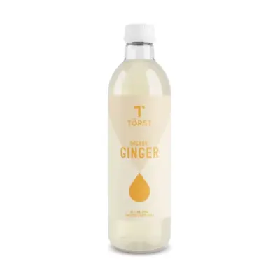 Mahe ingveri käsitöökarastusjook TÖRST Organic Ginger 330 ml klaaspudel