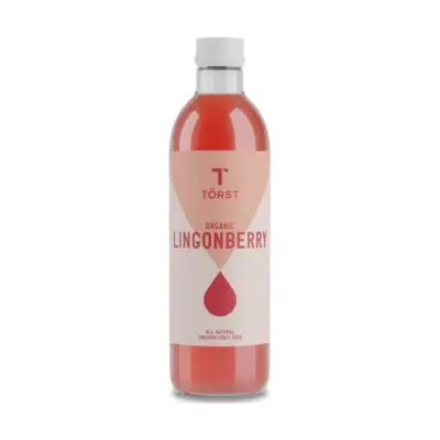 Mahe pohla käsitöökarastusjook TÖRST Organic Lingonberry, 330 ml klaaspudel