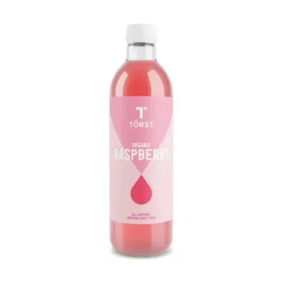Mahe vaarika käsitöökarastusjook TÖRST Organic Raspberry 330 ml klaaspudelis