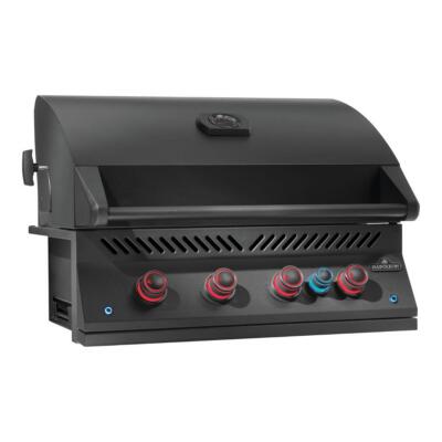 Napoleon 700-seeria 32″ matt must sisseehitatav gaasigrill, 4 + 1 põletit, tagumine infrapunapõleti