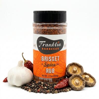 Franklin Barbecue Brisket Spice Rub 326 g maitseainetega