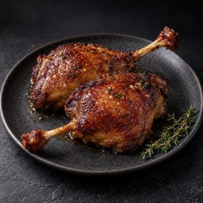 Madalküpsetatud pardi confit Adavere Meat, pardikoivad