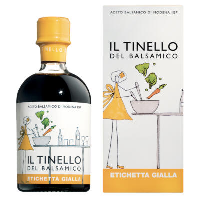 Modena balsamiiko IGP Il Borgo del Balsamico Il Tinello Etichetta Gialla, 250 ml, 6%