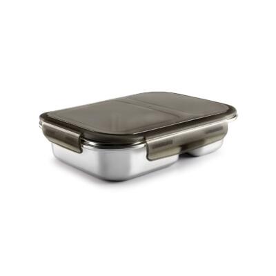 Kahe sektsiooniga toidukarp Lacor EcoInox, 450 + 280 ml