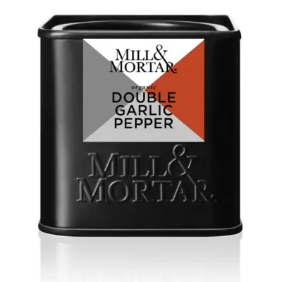 Mahe küüslaugupipra maitseainesegu Mill & Mortar Double Garlic Pepper, 50 g