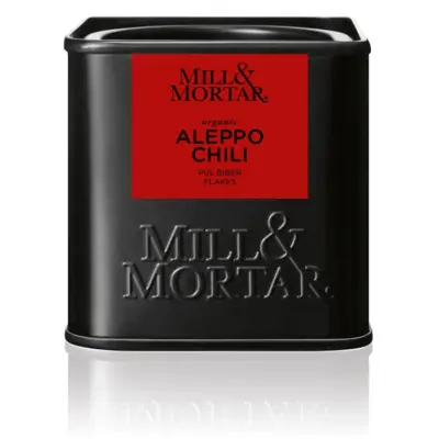Mahedad Aleppo tšillihelbed Mill & Mortar Aleppo Chili, flakes, Organic, 45 g