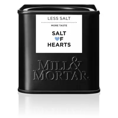 Mahe vähese soolaga maitseainesegu Mill & Mortar Salt of Hearts, 60 g