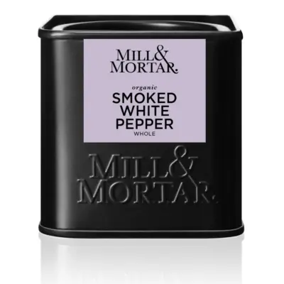 Mahe suitsutatud valge pipar Mill & Mortar Smoked White Pepper, 50 g