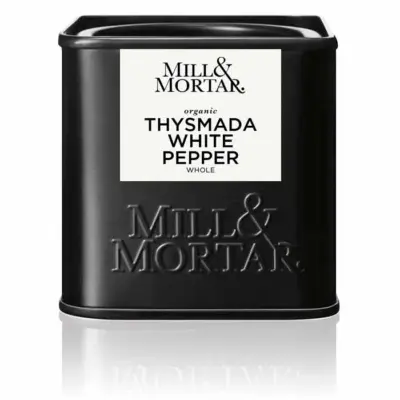 Mahe valge pipar Mill & Mortar White Peppercorn, 50 g