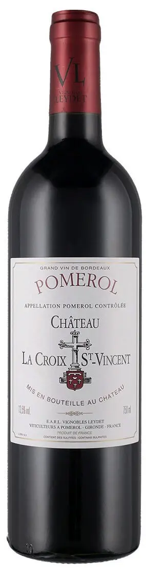 Kaitstud päritolunimetusega punane vein Château La Croix St-Vincent Pomerol AOC, 75 cl